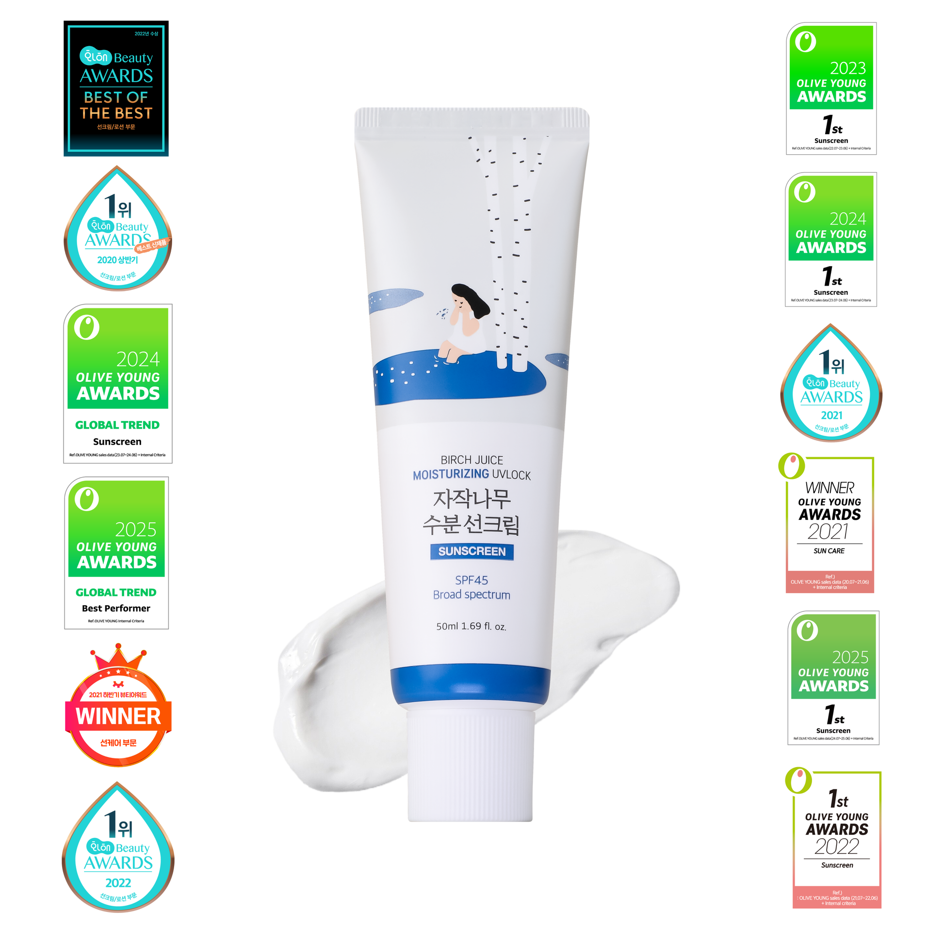 Birch Moisturizing Sunscreen UVLock SPF 45+ Broad 